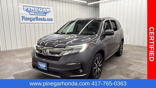 Modern Steel Metallic 2019 Honda Pilot Touring 8-Passenger