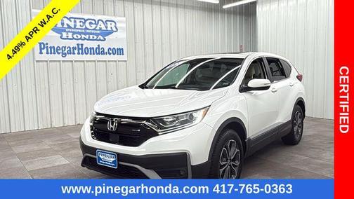 Platinum White Pearl 2022 Honda CR-V AWD EX