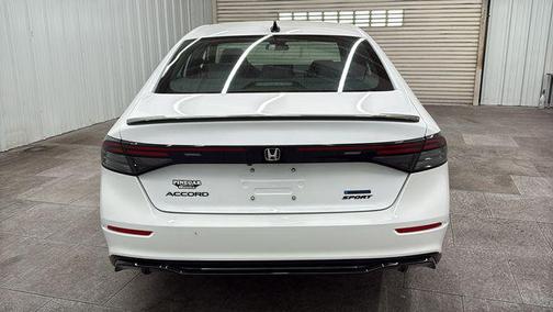 Platinum White Pearl 2026 Honda Accord Hybrid Sport-L