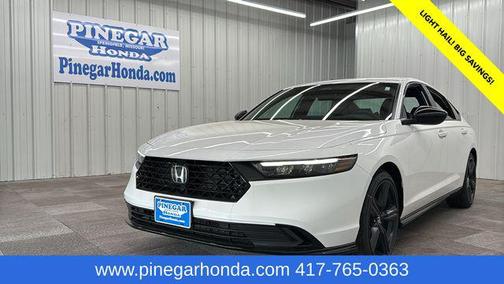 Platinum White Pearl 2026 Honda Accord Hybrid Sport-L