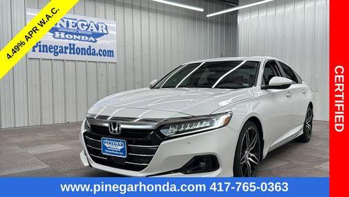 Platinum White Pearl 2021 Honda Accord Touring 2.0T