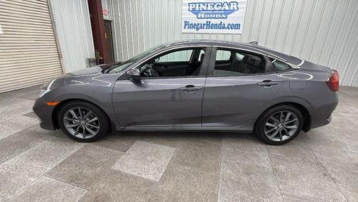 Modern Steel Metallic 2019 Honda Civic EX-L