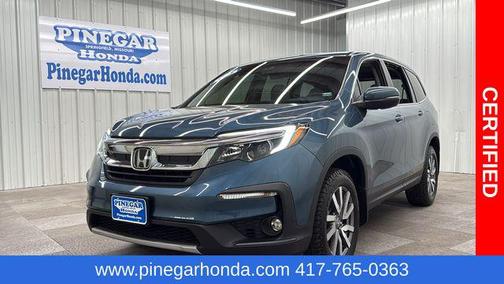 Steel Sapphire Metallic 2022 Honda Pilot AWD EX-L
