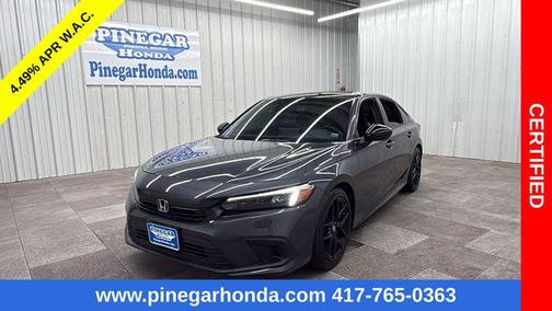 Meteorite Gray Metallic 2023 Honda Civic Sport