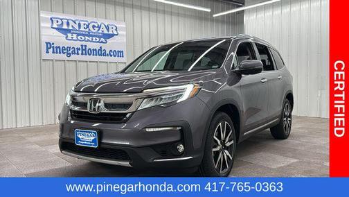 Modern Steel Metallic 2019 Honda Pilot Touring 8-Passenger