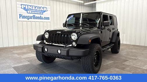 Black Clearcoat 2015 Jeep Wrangler Unlimited Sport