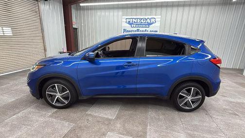 Aegean Blue Metallic 2021 Honda HR-V EX-L