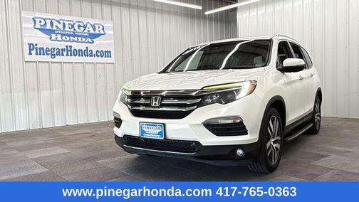 White Diamond Pearl 2016 Honda Pilot Touring