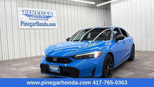 Boost Blue Pearl 2026 Honda Civic Hybrid Sport