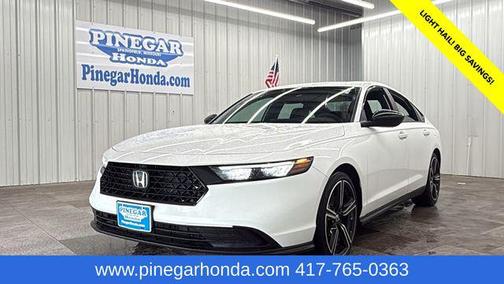 Platinum White Pearl 2026 Honda Accord Hybrid Sport