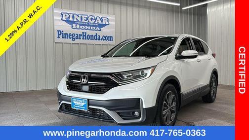Platinum White Pearl 2022 Honda CR-V 2WD EX-L