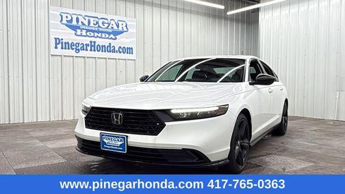 Platinum White Pearl 2026 Honda Accord Hybrid Sport-L
