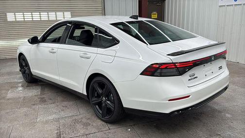 Platinum White Pearl 2026 Honda Accord Hybrid Sport-L