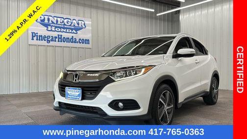 Platinum White Pearl 2021 Honda HR-V EX-L