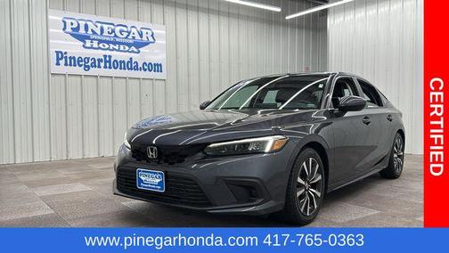 Meteorite Gray Metallic 2023 Honda Civic EX-L