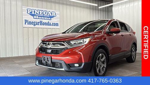 Molten Lava Pearl 2018 Honda CR-V EX-L