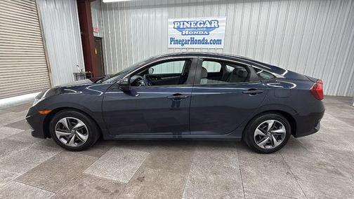 Cosmic Blue Metallic 2019 Honda Civic LX