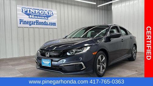 Cosmic Blue Metallic 2019 Honda Civic LX