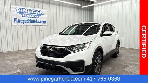 Platinum White Pearl 2021 Honda CR-V AWD EX-L
