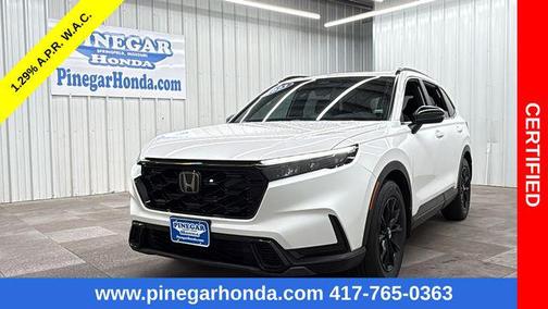 Platinum White Pearl 2023 Honda CR-V Hybrid Sport FWD