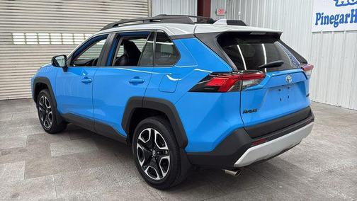 Blue Flame/Ice Edge Roof 2019 Toyota RAV4 Adventure