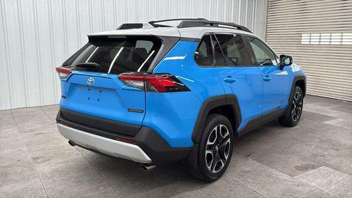 Blue Flame/Ice Edge Roof 2019 Toyota RAV4 Adventure