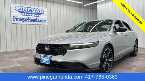 Solar Silver Metallic 2026 Honda Accord Hybrid Sport