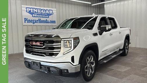 Summit White 2023 GMC Sierra 1500 SLT