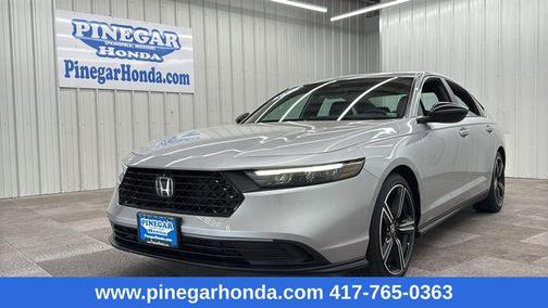 Solar Silver Metallic 2025 Honda Accord Hybrid Sport