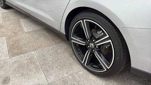 Solar Silver Metallic 2025 Honda Accord Hybrid Sport