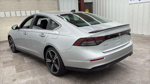 Solar Silver Metallic 2025 Honda Accord Hybrid Sport
