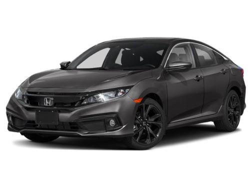 Modern Steel Metallic 2021 Honda Civic Sport