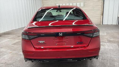 Radiant Red Metallic 2026 Honda Accord Hybrid Sport-L