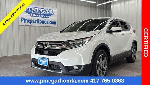 Platinum White Pearl 2019 Honda CR-V EX-L