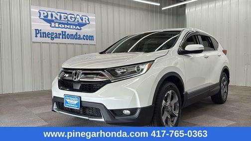 Platinum White Pearl 2019 Honda CR-V EX-L