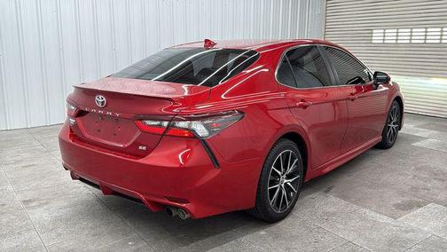Supersonic Red 2021 Toyota Camry SE