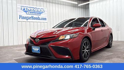 Supersonic Red 2021 Toyota Camry SE
