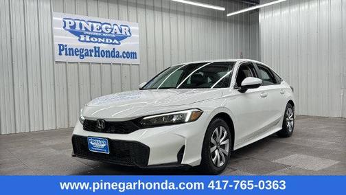 Platinum White Pearl 2026 Honda Civic LX