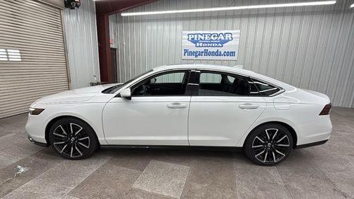 Platinum White Pearl 2026 Honda Accord Hybrid Touring