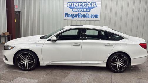Platinum White Pearl 2021 Honda Accord Hybrid Touring