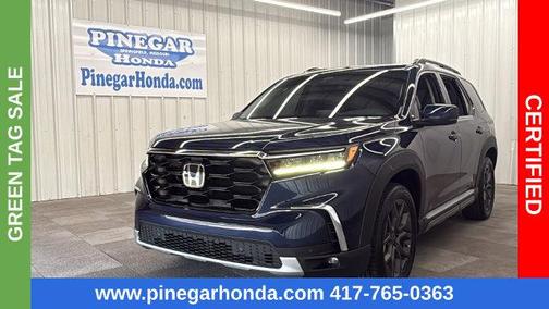 Obsidian Blue Pearl 2023 Honda Pilot Touring 8-Passenger