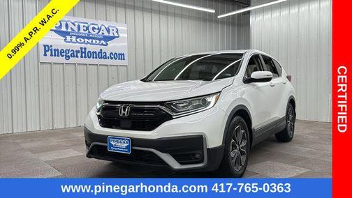 Platinum White Pearl 2021 Honda CR-V 2WD EX-L