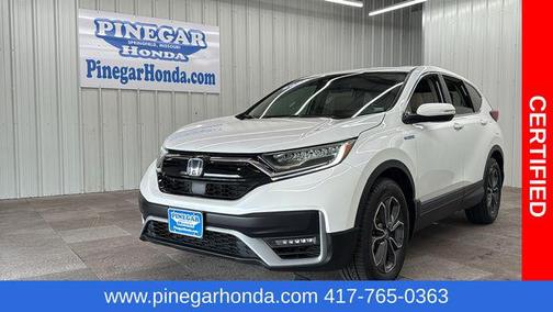 Platinum White Pearl 2020 Honda CR-V Hybrid EX-L