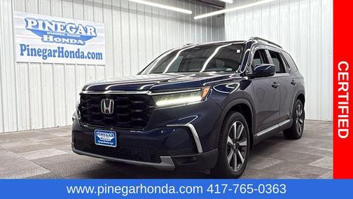Obsidian Blue Pearl 2023 Honda Pilot AWD Elite