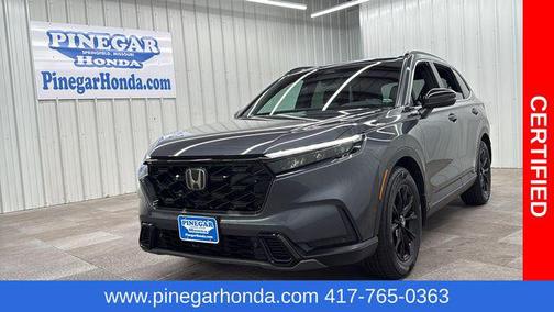 Gray Metallic 2024 Honda CR-V Hybrid Sport FWD