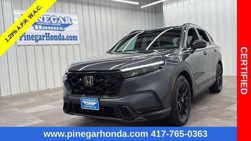 Gray Metallic 2024 Honda CR-V Hybrid Sport FWD