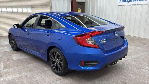 Aegean Blue Metallic 2019 Honda Civic Sport