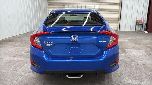 Aegean Blue Metallic 2019 Honda Civic Sport