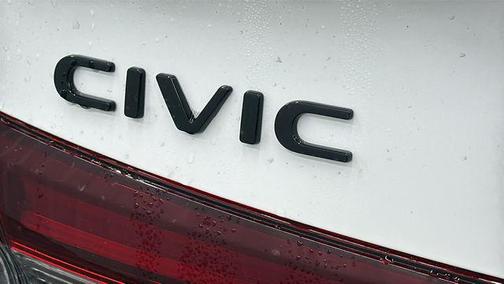 Platinum White Pearl 2026 Honda Civic Hybrid Sport Touring