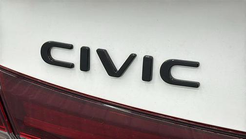 Platinum White Pearl 2026 Honda Civic Hybrid Sport Touring